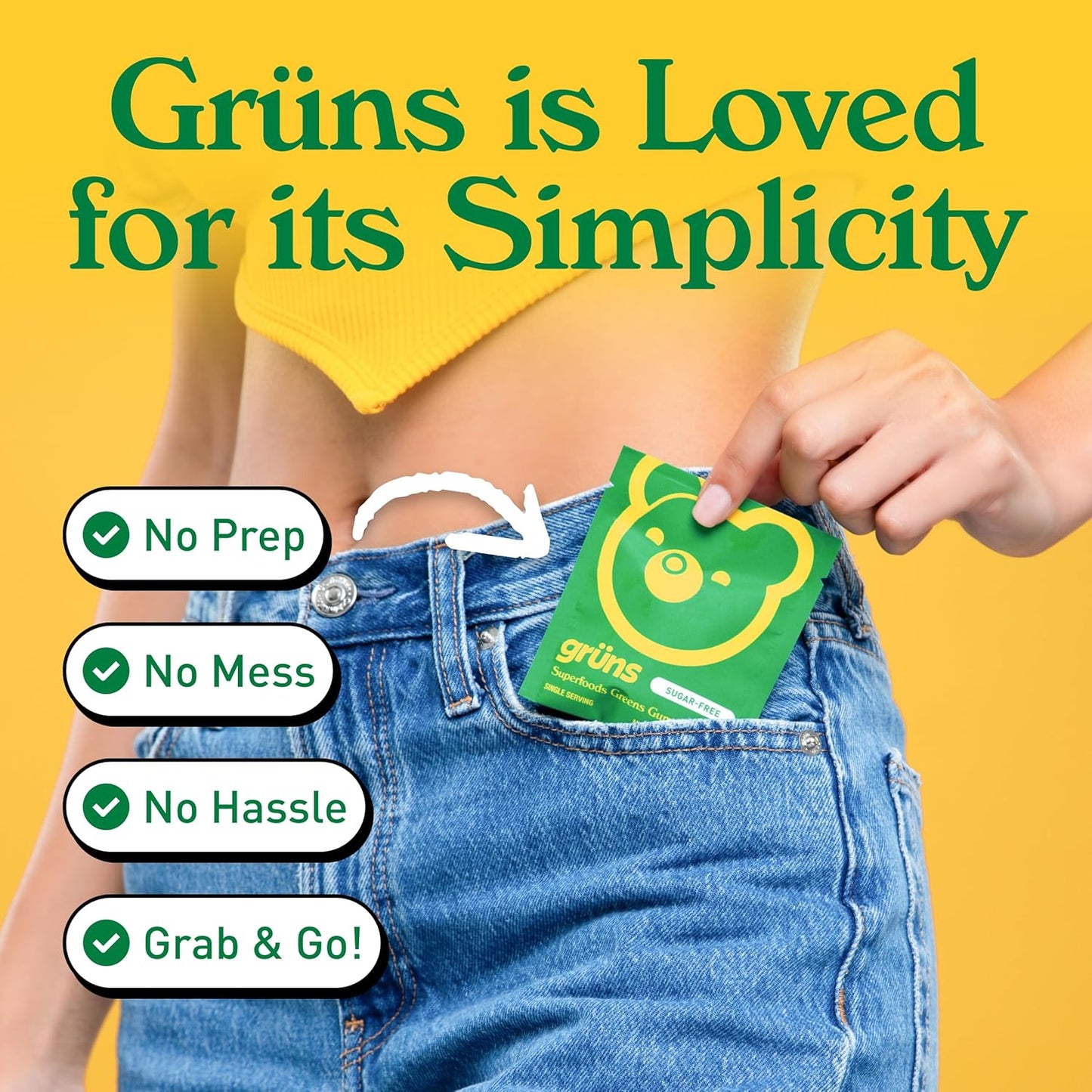 Gruns Adults Super Greens Gummies