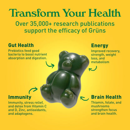 Gruns Adults Super Greens Gummies