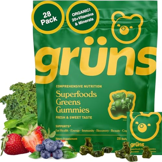Gruns Adults Super Greens Gummies